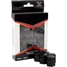 Otocraft Bijon Kapağı 17 mm Siyah 20 Adet