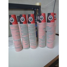 1000 Adet 7 Oz Karton Bardak Logo Baskılı Sıcak & Soğuk Uyumlu
