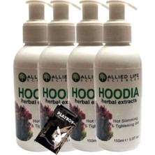 Tiklad Allied Life Sciences Hoodia Herbal Extracts Hot Slimming & Tightening Gel 150 ml x 4 Adet + Jel