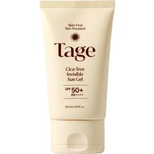 Tage Cica-Tree Invisible Sun Gel SPF50+ Pa++++ | Gözenek Görünümünü Azaltan Hafif Güneş Koruyucu 50 ml