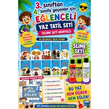 Üçgen Yayıncılık 3.sınıftan 4.sınıfa Geçenler Için Eğlenceli Tatil Seti (Slime Set Hediyeli)