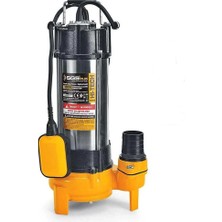 Sgs SGS5375 Inox Foseptik Dalgıç Pompa Kirli Su 1100W / 1.5hp - Öğütücü Bıçaklı