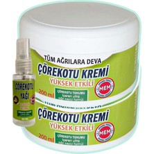 Tiklad Çörek Otu Teskin Kremi  2 Adet 200 ml Yeşil Kavanoz + 30 ml Çörek Otu Yağı