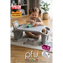 PFU Pratik Faydalı Ürünler Çocuk Hobi Masası | Hobi Sehpası | Çocuk Ders Çalışma Masası | Laptop Masası | Çocuk Kahvaltı Sehpası