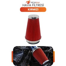MEGAHAWK Hava Filtresi Kırmızı Universal Açık Hava Filtresi Yüksek Akış