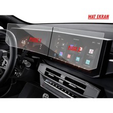 Uniqanatolia Renault Clio Esprit Alpine 2026 Hayalet Gösterge ve Multimedya Uyumlu Mat Ekran Koruyucu