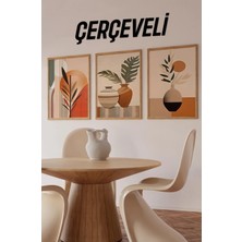 KutuTR 🖼️ Çerçeveli 3'lü Modern Tablo Seti – Varyantlı Ebat Seçenekleriyle Şıklık Katın! CRV1059