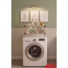 Gugga Rack - Çok Amaçlı 2 Katlı Bambu Çubuklu Banyo ve Mutfak Düzenliyici Stant Organizer 50CM