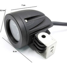 MEGAHAWK LED Sis Lambası 8000K Adet/ 10-32V / 5.5cm /LASS226 2 Adet Takım Fiyatı Uyumlu