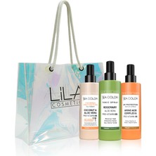 Sea Color 3'lü Saç Bakım Spreyi Seti Milk Therapy -Biberiye Tonik-Uv Koyuyucu Saç Bakım Kremi, Plaj Çantası Hediye!