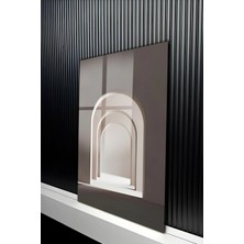 KutuTR Modern Minimalist Kemerli Geçit Temalı Temperli Cam Tablo 50X70 cm 2d Uv Baskı - YCT246