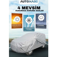 MEGAHAWK Hatchback Araçlara Uyumlu Premium Kalite Oto Araba Brandası - Örtüsü