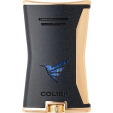Colibri Slim Siyah/gold Tek Alevli Puro Çakmağı
