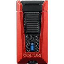 Colibri Stealth Triple Matte Red/black  Üç Torch Puro Çakmağı