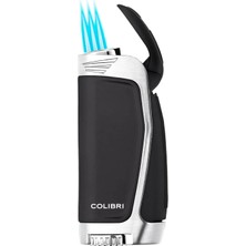 Colibri Enterprise E3 Siyah/silver Üç Torch Puro Çakmağı