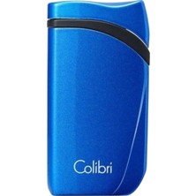 Colibri Falcon Carbon Fiber Blue Üç Torch Puro Çakmağı