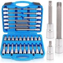 Dorf Tools 32 Parça Ekstra Uzun - Uzun -Kısa Torx Lokmalı Bits Seti Çantalı
