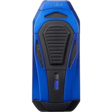 Colibri Boss Blue Üç Torch Makaslı Puro Çakmağı