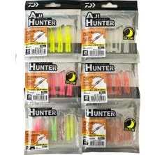Daiwa Aji Hunter Worm Shirasu 5cm 10 Adet Lrf Silikon Yemi