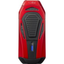 Colibri Boss Red Üç Torch Makaslı Puro Çakmağı
