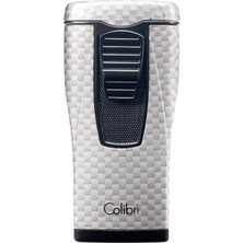 Colibri Monaco  Carbon Fiber Silver  Üç Torch Puro Çakmağı
