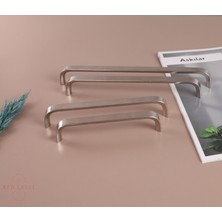 Red Level Miray Inox 128 mm Modern Lüks Metal Kulp Modelleri Mutfak Dolap Çekmece Mobilya Kulbu