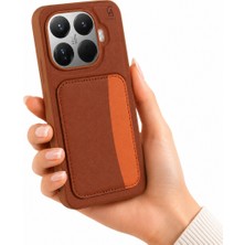 Coolacs Xiaomi Mi 15T Pro Uyumlu Kartlıklı Renk Geçişli Telefon Kılıfı Kapak