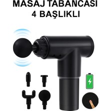 Yenilig Masaj Tabancası 4 Başlıklı – Derin Kas Rahatlatıcı, Şarjlı ve Sessiz Çalışan Masaj Aleti Çok Renkli