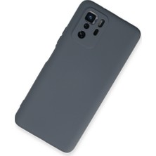Poco X3 Gt Kılıf Nano Içi Kadife Silikon - Gri