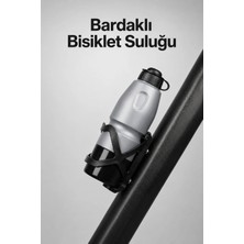 Yenilig Bardaklı Bisiklet Suluğu – Bisiklet Su Matarası ve Suluk Tutucu Seti, Spor, Yol Bisikleti ve Günlük Kullanım Için Pratik Taşınabilir Suluk Çok Renkli