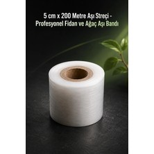 Yenilig 5 cm x 200 Metre Aşı Streçi – Profesyonel Fidan, Ağaç ve Bitki Aşılama Için Esnek Aşı Bandı
