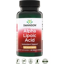 Swanson Alpha Lipoic Acid 600 Mg 60 Kapsül – Alfa Lipoik Asit Takviyesi