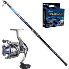 Okuma Safina 6000 - Remixon Strong 420CM 100-250GR Surf Olta Seti