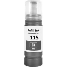 Calligraph Epson T115GR(70ML) Ile Uyumlu Muadil Gri Mürekkep