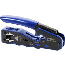 Yeni Nesil Ez RJ45 Crimper – RJ11, Cat5, Cat6, Cat7 Ethernet Sıkma ve Kesme Pensesi
