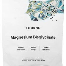 Thorne, Magnezyum Bisglisinat, 30 Çubuk Paket, Her Biri 0,13 Oz (3,8 G)