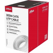 Dahua PFM922I-6UN-C 305 Metre U/utp 23AWG Cca Beyaz Renk Cat6 Kablo