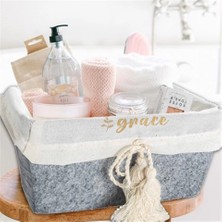 Epilons Çok Amaçlı Saklama Organizer Kutu Kare Keçe Sepet (Mega) - 03419