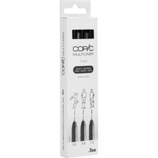 Copic Multılıner Sıyah 3 Lu Set 0,5 / 0,8 / 1,0 mm