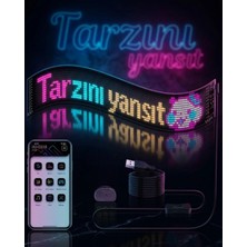Epilons Rgb LED Matrix Panel Esnek Yapı Uygulama Kontrollü Kayan Yazı Ekranı
