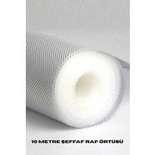 Epilons 10 Metre Şeffaf Silikonlu Kaymaz Çekmece Içi Düzenleyici