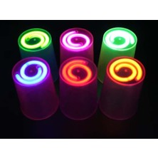 Nessi World Karanlıkta Yanan Gece Işığı Mega Glow Bardaklar 8 Adet 8.5 x 10.5 cm