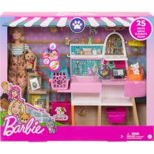 NW NessiWorld GRG90 Barbie ve Evcil Hayvan Dükkanı Oyun Seti