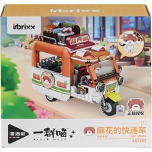 NW NessiWorld P885302 Panlos Brick - One Meow Serisi - Mahua'nın Kargo Aracı 615 Parça Yapım Seti