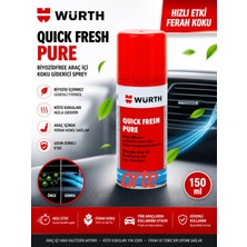 Arte Würth Quick Fresh Araç Içi Temizleyici ve Kötü Koku Giderici 100 ml | Klima ve Döşeme Ferahlatıcı | Güncel Ürün