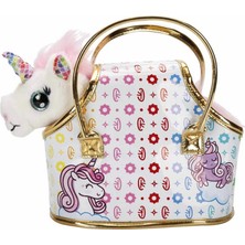 Nessi World Taşıma Çantalı Peluş Unicorn Lou Lou
