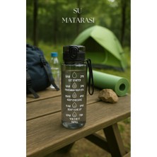 Bezos Suluk & Su Şişesi & Sporcu Matara Füme 1000 ml