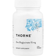 Thorne, Çinko Bisglisinat, 15 Mg, 60 Kapsül