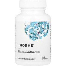 Thorne, PHARMAGABA-100, 60 Kapsül (Kapsül Başına 100 Mg)