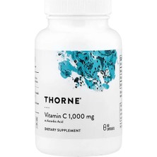 Thorne, Askorbik Asit Olarak C Vitamini, 60 Kapsül (Kapsül Başına 1 G)